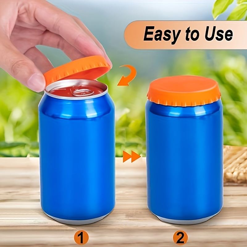 5pcs of silicone can lid, repeatable beer can lid, suitable for standard beer, juice, soda, soda can, soda can lid