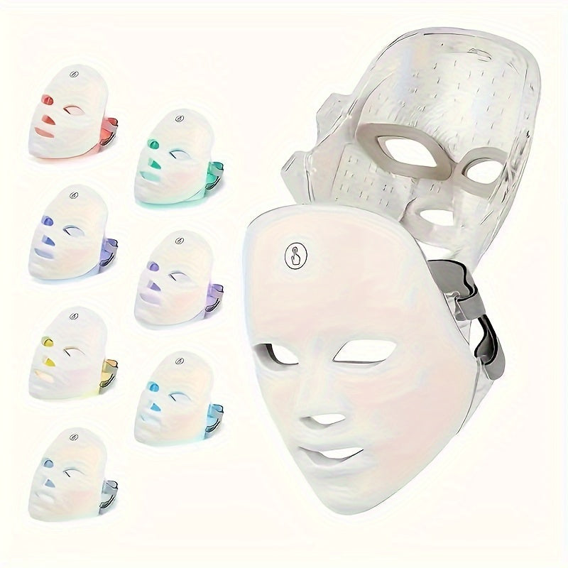 7-color LED Skincare Device - Multifunctional Home Beauty Tool, Suitable For Facial Use, Ideal For Personal Care Or As A Gift For Mother'S Day/ Girlfriend