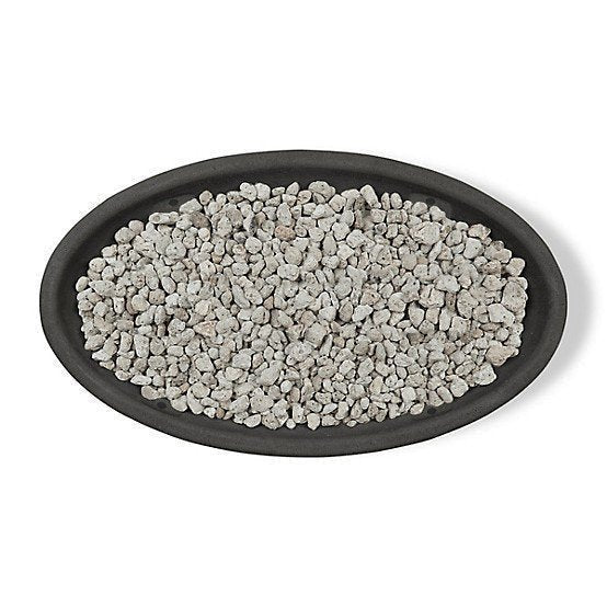 Real Flame 48.25 in. x 28.25 in. Riverside Oval Propane Gas Fire Bowl, Shale