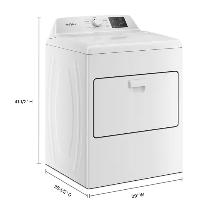 7.0 cu. ft. Gas Dryer with Adaptive Dry - Vented Top Load Matching