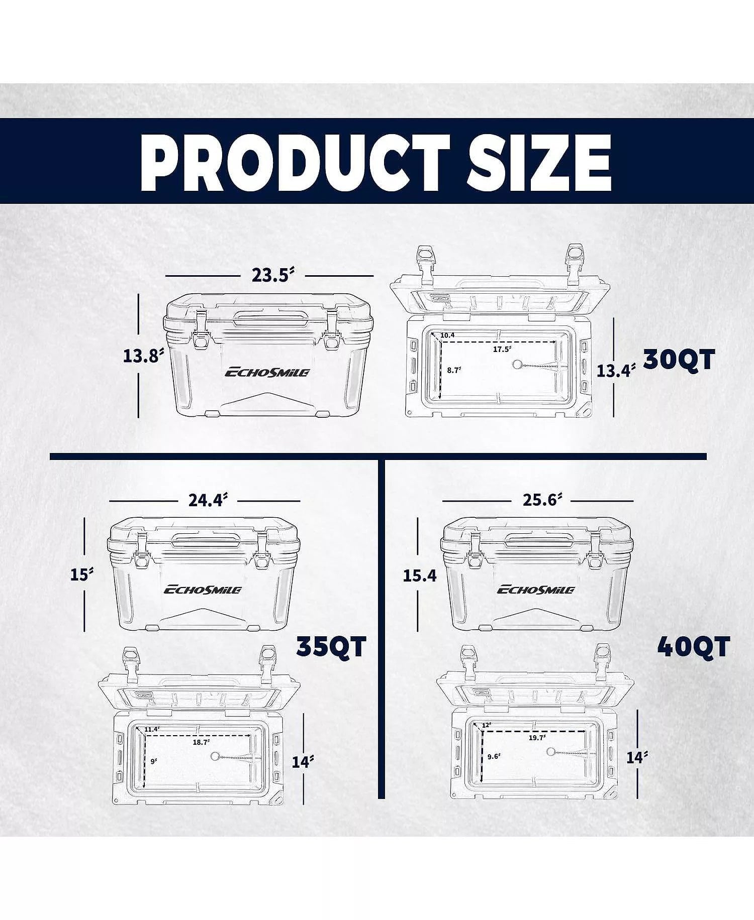 35 Quart Rotomolded Cooler, Built to Stand up to The Rigors of The Journey