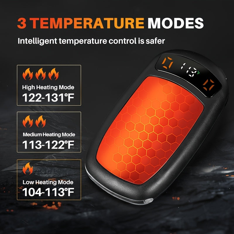 2 Packs Rechargeable Hand Warmers with COB Light, Portable Magnetic Electric Hand Warmers with 12hrs Warmth, Equipped with COB Lights, Provide High Lumen Lighting, Best Christmas Gifts, Winter Gifts for Women Men