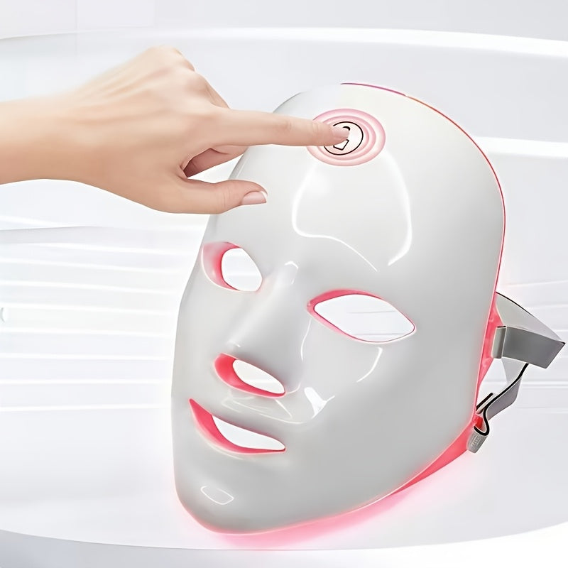 7-color LED Skincare Device - Multifunctional Home Beauty Tool, Suitable For Facial Use, Ideal For Personal Care Or As A Gift For Mother'S Day/ Girlfriend