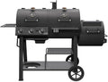Oklahoma Joe's Canyon Combo Dual Fuel 3-Burner Propane Gas and Charcoal Smoker and Grill with 1031 sq. in. Cooking Area in Black