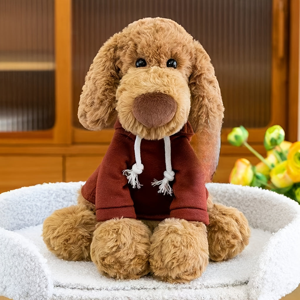 22cm/8.66in Cute Animal Plush Toys: Labrador Retriever, Devon Rex Cat, Plush Toys with Weighted Granules, Perfect as Birthday and Holiday Gifts for Kids and Family, Gifts for Animal Lovers