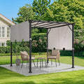 Outdoor Steel Pergola With Shade