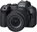 Canon EOS R6 Mark II Mirrorless Camera RF24-105mm F4-7.1 is STM Lens Kit, Full-Frame Hybrid Camera, 24.2 Megapixel CMOS Sensor, Photo and Video Capabilities, Black | 24.2MP Full-Frame, Digic X, Dual Pixel CMOS Af Ii, Ibis Up to 8 Stops, 6k→4k60, Rf 24-105
