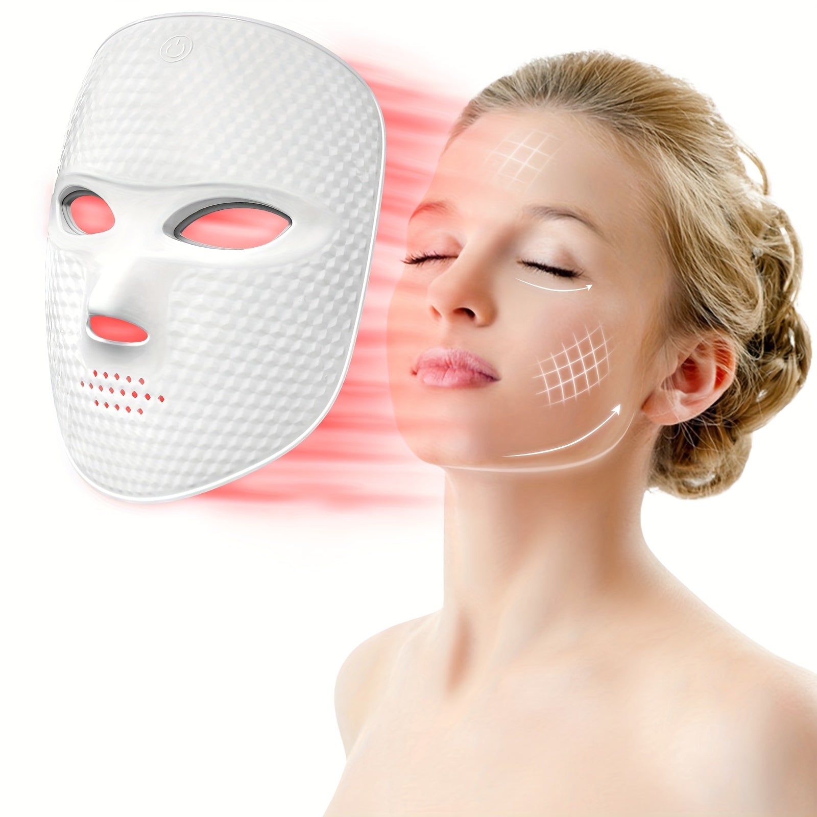 7-color LED Skincare Device - Multifunctional Home Beauty Tool, Suitable For Facial Use, Ideal For Personal Care Or As A Gift For Mother'S Day/ Girlfriend