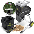 Sun Joe CJ603E Corded Wood Chipper & Shredder, 15A, 1.7" Cut Diameter