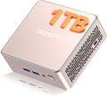 GEEKOM A5 Mini PC, AMD Ryzen 5 7430U, Home Office Desktop Computer | 16GB RAM (Upgradable), 1TB NVMe SSD, Windows 11 Pro, Media Server, 8K, Wi-Fi 6, USB 3.2, SD Slot, 6 USB, 3-Year Coverage