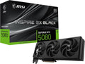 msi Gaming RTX 5080 16G Inspire 3X OC Black Graphics Card (16GB GDDR7, 256-bit, Extreme Clock 2655 MHz, DisplayPort x 3 2.1a, HDMI 2.1b, NVIDIA Blackwell Architecture)