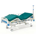 Real Relax Premium 3 Function Full Electric Hospital Bed (with Mattress &amp; IV Pole), Premium Medical Hospital Beds, with Locking Casters, Motor, 530LBS Loading, Includes Sheets (2X)