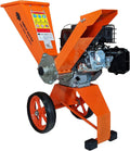 Forest Master FM6DD 6HP Gas Self-Feeding Wood Chipper, 2" Max Diameter, 3600 RPM