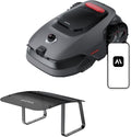 MOVA LiDAX Ultra 1000 Robot Lawn Mower Wire Free with Garage for 1/4 Acre, RTK-Free+360° 3D LiDAR+AI Vision Mapping, Zero-Edge Cutting, Cutting Height 1.2"-3.9", 45% Slope, 150 Managed Zones Dual Maps
