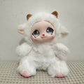 18Cm/7.09In Adorable Plush Toy, Bear/Lamb/Rabbit Optional, with Weighted Granules, Cute Stuffed Animal for Bedside And Desktop Decoration, Perfect Gift for Christmas, Birthday, Etc