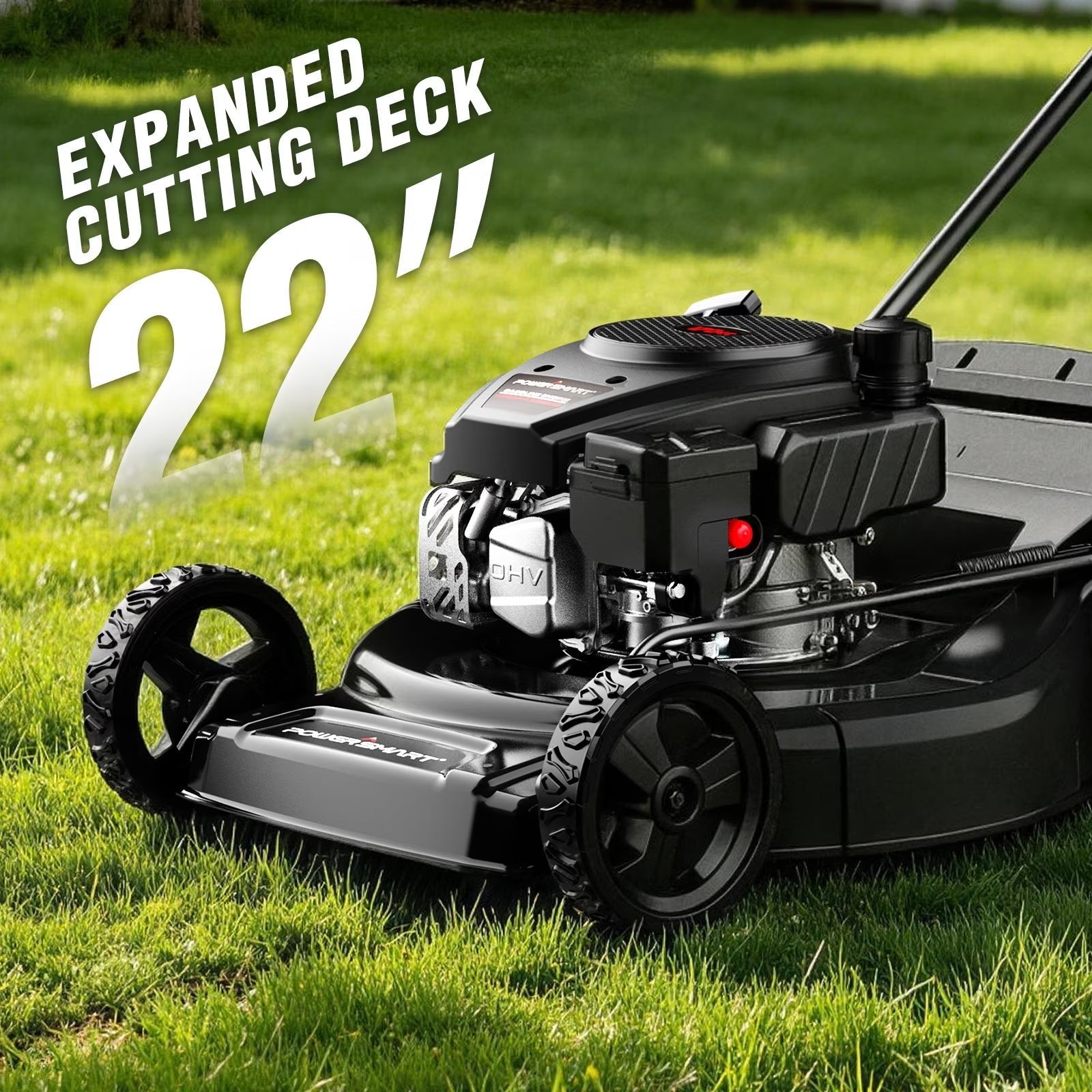 170cc 22" 3-in-1 Gas Self-Propelled Lawn Mower