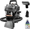 BISSELL Little Green HydroSteam Multi-Purpose Portable Carpet and Upholstery Cleaner, Car and Auto Detailer, 3618