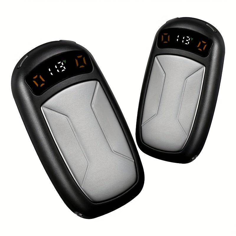 2 Packs Rechargeable Hand Warmers with COB Light, Portable Magnetic Electric Hand Warmers with 12hrs Warmth, Equipped with COB Lights, Provide High Lumen Lighting, Best Christmas Gifts, Winter Gifts for Women Men