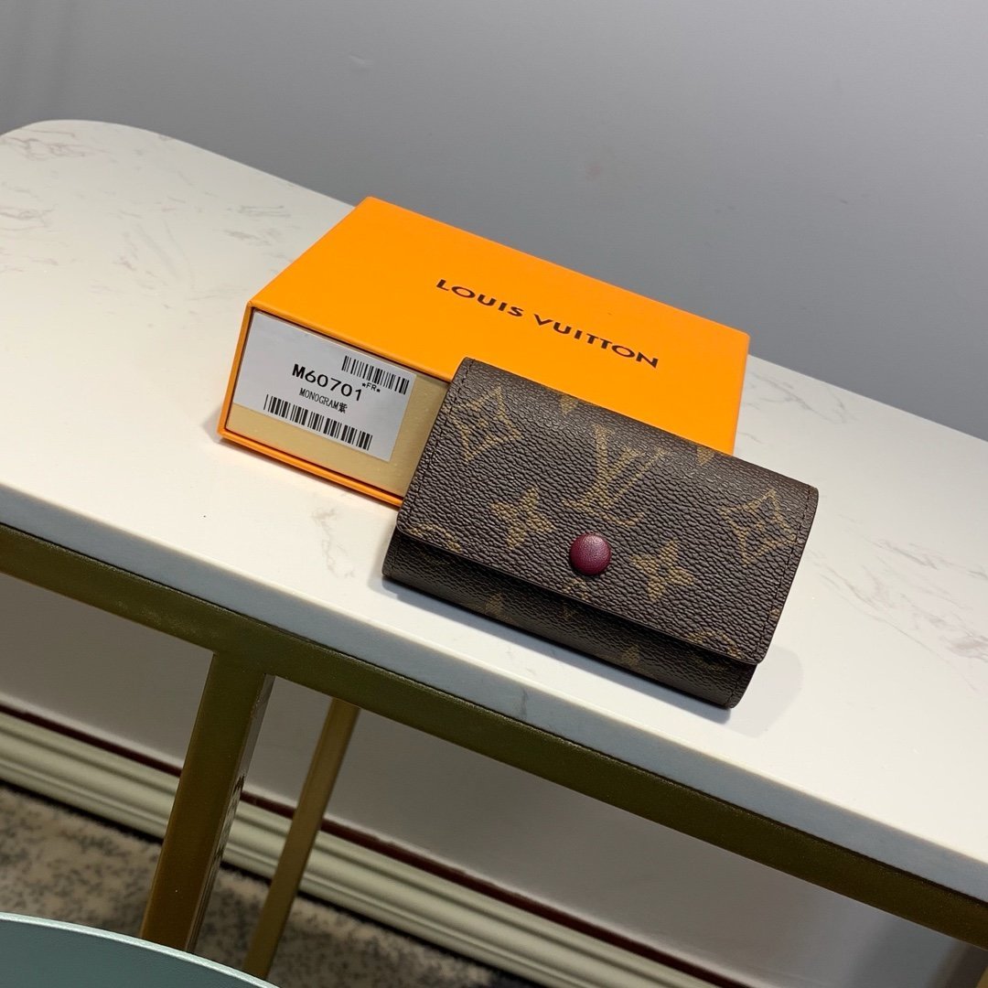 Louis Vuitton Monogram Wallet 10cm Brown