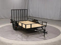 6×10 Heavy-Duty Utility Trailer – Single Axle with Wood Floor &amp; LED Lights