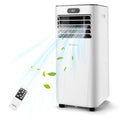 Costway 5000 BTU Portable Air Conditioner, 3-in-1 Air Cooler with Remote, White