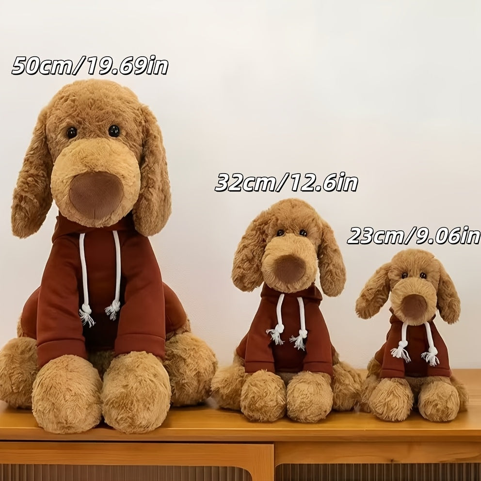 22cm/8.66in Cute Animal Plush Toys: Labrador Retriever, Devon Rex Cat, Plush Toys with Weighted Granules, Perfect as Birthday and Holiday Gifts for Kids and Family, Gifts for Animal Lovers