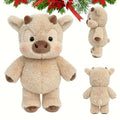 18" Highland Cow Plush Toy Pet Plush Toys - A Jumping-Running Cow, Puppy Toys Ultra Soft Stuffed Animal, Cute Scottish Cow Plushie for Decor & Pet Gift Weighted Stuffed Animal Highland Cow Weighted Plushies