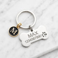 [Customized]1pcs Custom Pet Anti-lost Tag, Dog ID Tag with Letter Pendant(26 Letters), Laser-engraved Name and Phone Number, Pendant Accessory, Cat Collar ID Tag, Personalized Alloy Tag, Special for Cats and Dogs