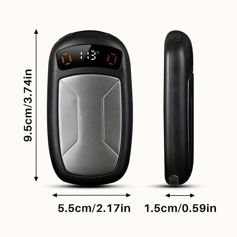 2 Packs Rechargeable Hand Warmers with COB Light, Portable Magnetic Electric Hand Warmers with 12hrs Warmth, Equipped with COB Lights, Provide High Lumen Lighting, Best Christmas Gifts, Winter Gifts for Women Men