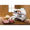 Aluminum Electric Meat Slicer, 330W with Straight Blade
